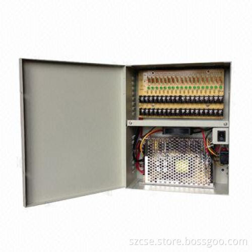 12V 20A 18CH CCTV Power Supply Distribution Box, UL-certified
